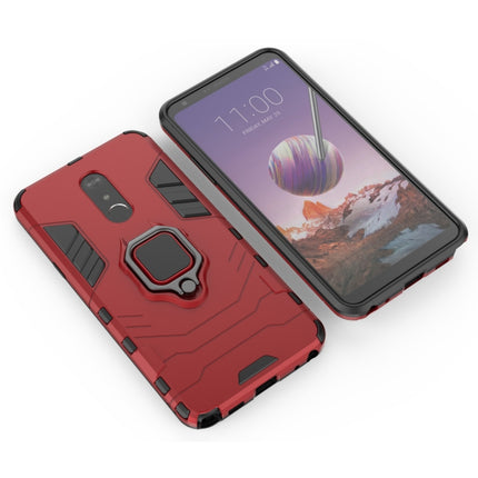 PC + TPU Shockproof Protective Case for LG Q Stylo 5, with Magnetic Ring Holder, For LG Q Stylo 5