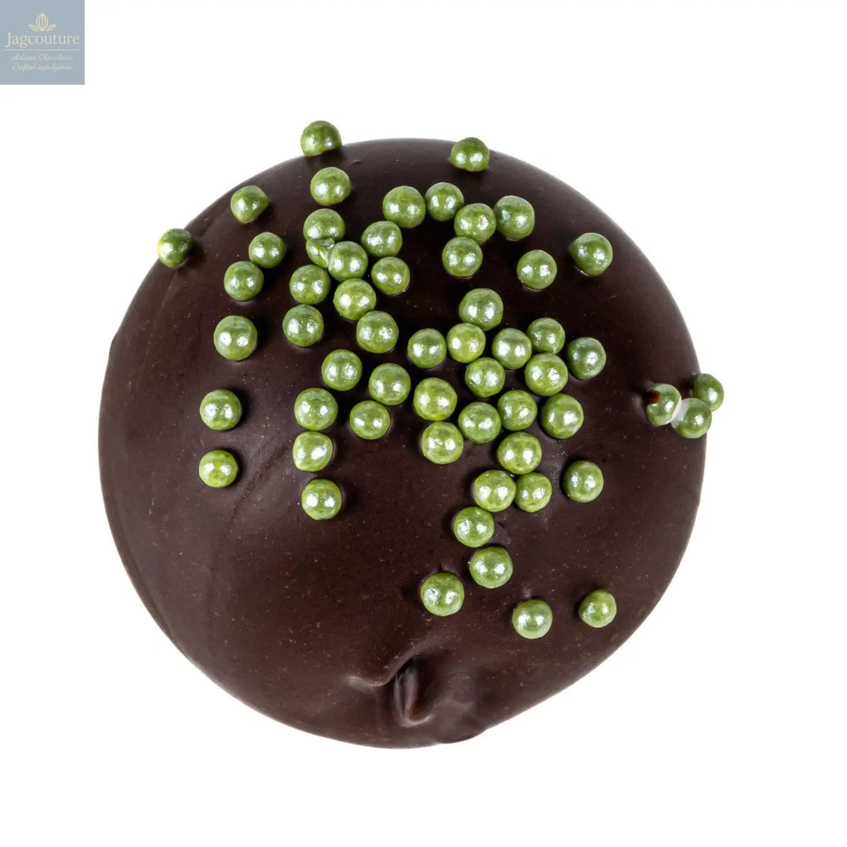 Lime truffle - flavoured oatmilk ganache in dark chocolate 12.8g