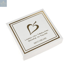 Linden Lady white gift box of mint creams
