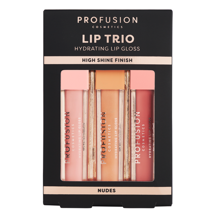 LIP TRIO HIGH SHINE LIP GLOSS - NUDES