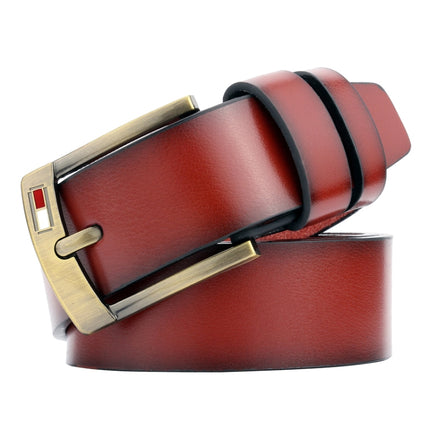 Dandali L8038 Men Casual Retro Pin Buckle Leather Belt Waistband, Length: 115cm, L8038