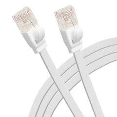 Maplin CAT6 RJ45 Plug Flat UTP Ethernet Network Cable - White