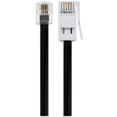 Maplin RJ11 Connector to BT Plug (BT- 431A) Telephone Modem Lead - Black, 3m