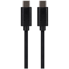 Maplin USB-C to USB-C 3.2 Gen2 100W 10Gbps Super Speed Cable - Black, 1m