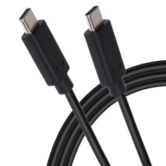 Maplin USB-C to USB-C 3.2 Gen2 100W 10Gbps Super Speed Cable - Black, 1m