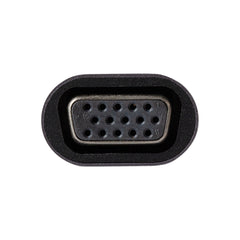 Maplin USB-C to VGA Female Connector Full HD @60Hz Adapter - Silver, 16cm