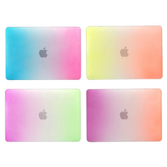 For 2016 New Macbook Pro 13.3 inch A1706 & A1708 Laptop Rainbow Pattern PC Protective Case, MBC0051LM, MBC0051PE, MBC0051PG, MBC0051YE