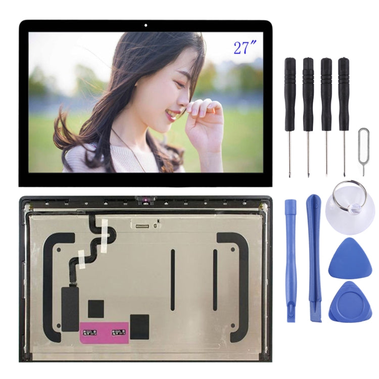LCD Screen and Digitizer Full Assembly for Apple iMac A1419 27 inch Retina 5K (2017) LM270QQ1 New 661-03255, For A1419 5K (2017)