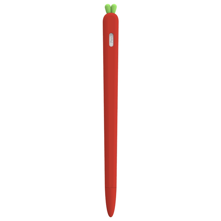 LOVE MEI Für Apple Pencil 2 Karottenform Stylus Pen Silikon Schutzhülle, Für Apple Pencil 2