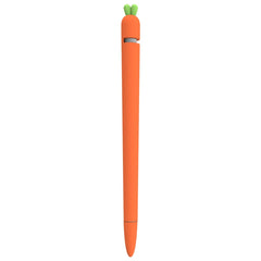 LOVE MEI For Apple Pencil 1 Carrot Shape Stylus Pen Silicone Protective Case Cover, For Apple Pencil 1