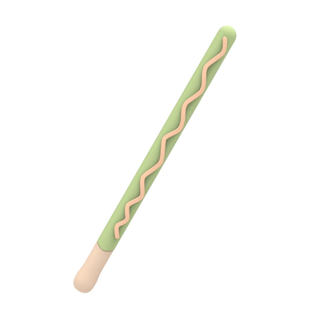 LOVE MEI Für Apple Pencil 2 Stylus Pen Silikon Schutzhülle mit Streifendesign, Für Apple Pencil 2