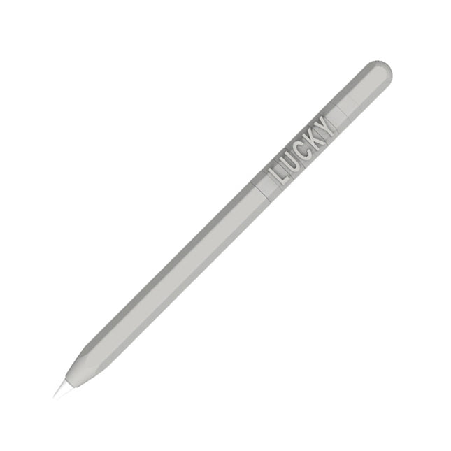 LOVE MEI For Apple Pencil 2 Number Letter Design Stylus Pen Silicone Protective Case Cover, For Apple Pencil 2