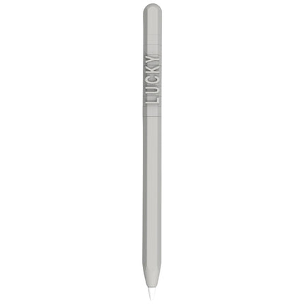 LOVE MEI Für Apple Pencil 2 Ziffernbuchstaben-Design Stylus Pen Silikon-Schutzhülle, Für Apple Pencil 2