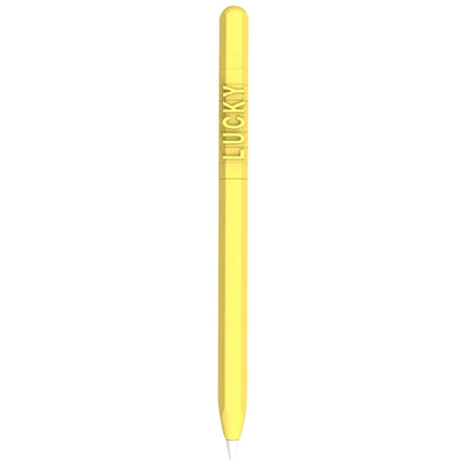 LOVE MEI Für Apple Pencil 2 Ziffernbuchstaben-Design Stylus Pen Silikon-Schutzhülle, Für Apple Pencil 2