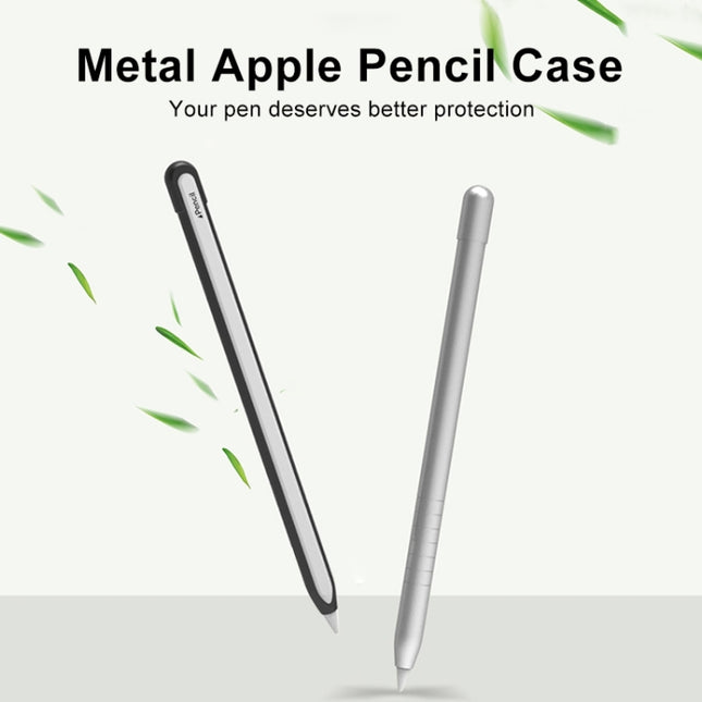 Estuche protector de metal mate antideslizante para lápiz óptico Apple Pencil 2, para Apple Pencil 2