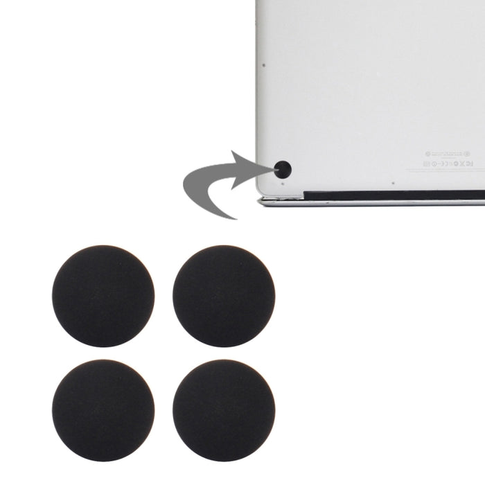 4 PCS for Macbook Pro Retina 13.3 inch & 15.4 inch (2012-Early 2015) A1398 & A1425 & A1502 Bottom Case Rubber Mats, A1398 & A1425 & A1502