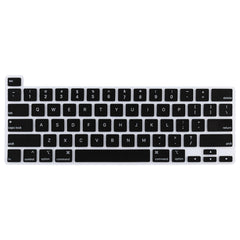 Dustproof Silicone Laptop Keyboard Protective Film for MacBook Pro 16 inch A2141 & Pro 13.3 inch A2251 / A2289 / A2338 (2020), For MacBook Pro 16 inch A2141 (Black), For MacBook Pro 16 inch A2141 (White)