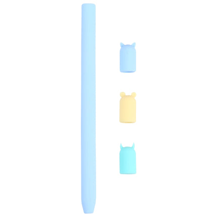 4-in-1-Stylus-Stift, Cartoon-Tier-Silikon-Schutzhülle für Apple Pencil 1, für Apple Pencil 1