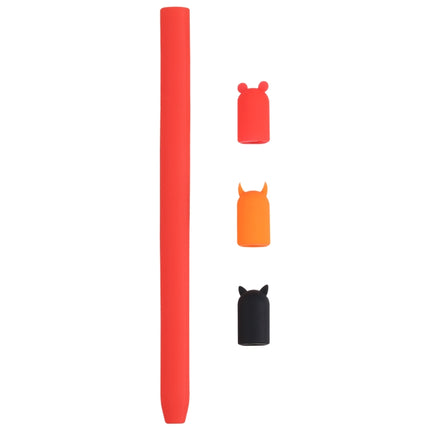 4-in-1-Stylus-Stift, Cartoon-Tier-Silikon-Schutzhülle für Apple Pencil 1, für Apple Pencil 1