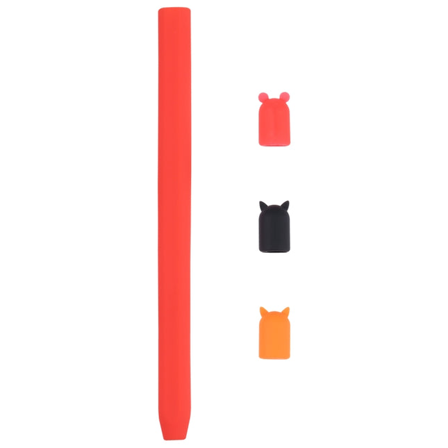 Estuche protector de silicona con dibujos de animales y lápiz óptico 4 en 1 para Apple Pencil 2, para Apple Pencil 2