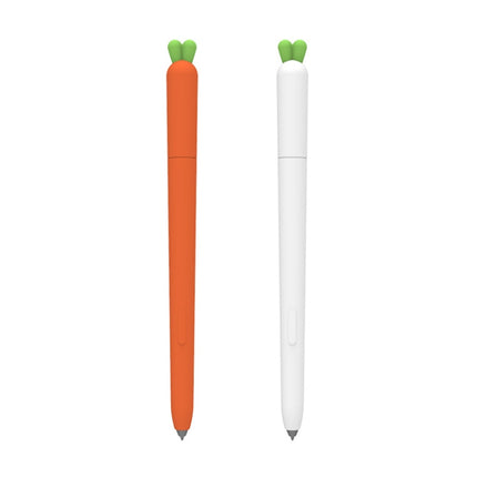 Cute Carrot Liquid Silicone Protective Cover for Samsung Galaxy Tab S6 Lite