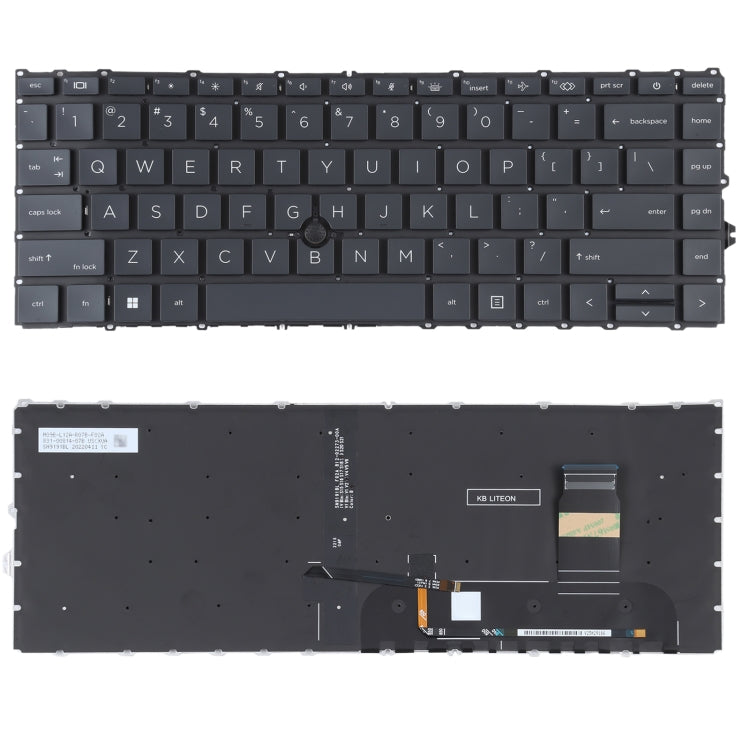 For HP Elitebook 840 G7 G8 845 G7 745 G7 G8 US Version Keyboard with Backlight and Pointing Stick