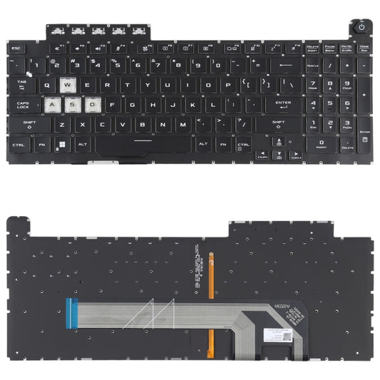 For Asus TUF Gaming F15 FX506 FA506 US Version Keyboard with Backlight