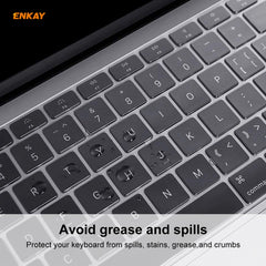 ENKAY TPU Keyboard Protector Cover for MacBook Air 13.3 inch A1932 (2018), EU Version, For MacBook Air 13.3 inch A1932 (2018)