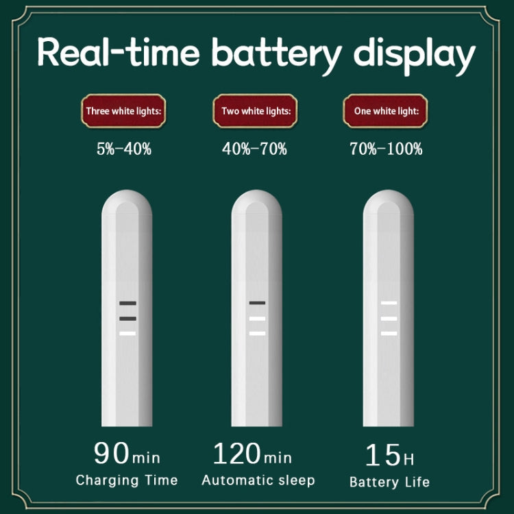 JD12 Anti-mistouch Stylus Pen with Battery Display
