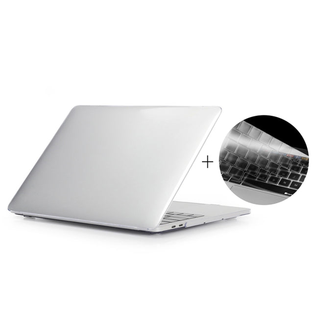 ENKAY Hat-Prince 2 in 1 Crystal Hard Shell Plastic Protective Case + US Version Ultra-thin TPU Keyboard Protector Cover for 2016 New MacBook Pro 13.3 inch with Touchbar (A1706), 13.3 inch with Touch Bar US Version