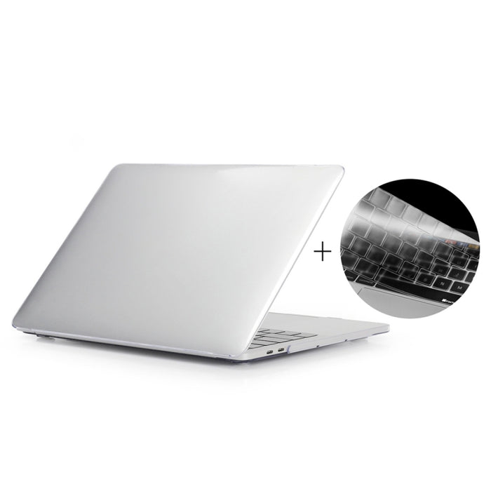 ENKAY Hat-Prince 2 in 1 Crystal Hard Shell Plastic Protective Case + US Version Ultra-thin TPU Keyboard Protector Cover for 2016 New MacBook Pro 15.4 inch with Touchbar (A1707), 15.4 inch with Touch Bar US Version
