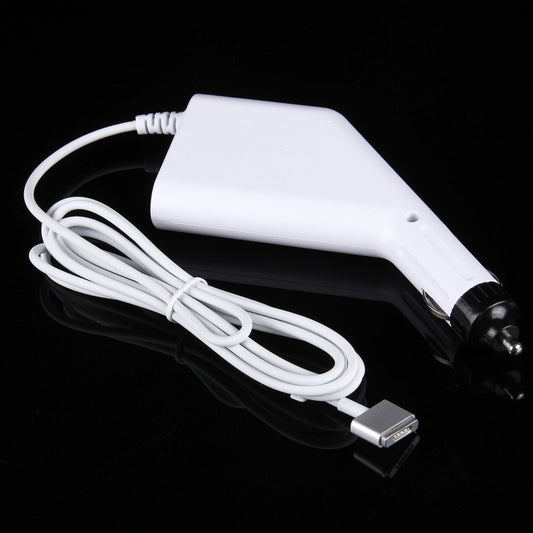 Cargador de coche MagSafe 2 de 5 pines, estilo T, 45 W, 14,85 V, 3,05 A, con 1 puerto USB para Apple MacBook A1466, A1436, A1465, A1435, MD224, MD231, MD761 y MD711, longitud: 1,7 m, 45 W, 14,85 V, 3,05 A