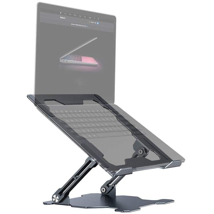 R-JUST HZ09 Mechanical Lifting Adjustable Laptop Holder, HZ09 Grey, HZ09 Silver