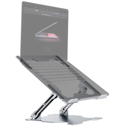 R-JUST HZ09 Mechanischer Laptophalter mit verstellbarer Hebefunktion, HZ09 Grau, HZ09 Silber
