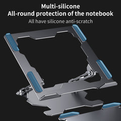 R-JUST HZ09 Mechanical Lifting Adjustable Laptop Holder, HZ09 Grey, HZ09 Silver