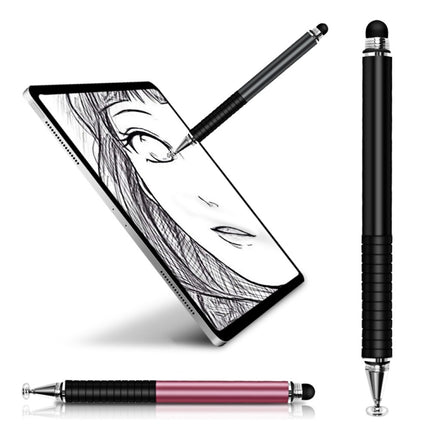 Suction Cup Dual Touch 2-in-1 Metal Capacitive Stylus Pen