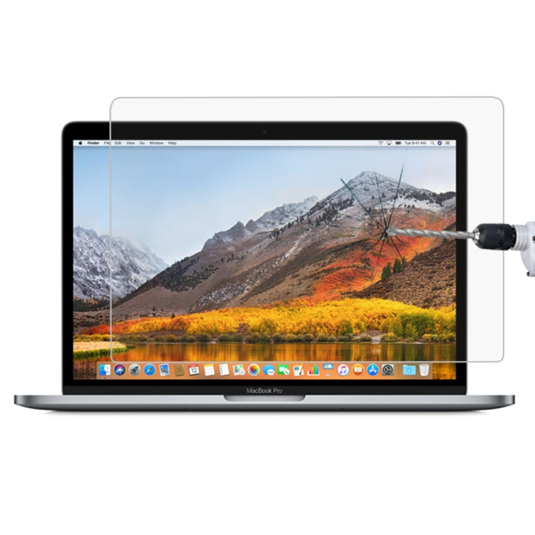 Película de vidrio templado a prueba de explosiones HD con dureza superficial 9H para MacBook Pro de 15,4 pulgadas con Touch Bar (A1707), para MacBook Pro de 15,4 pulgadas con Touch Bar (A1707)