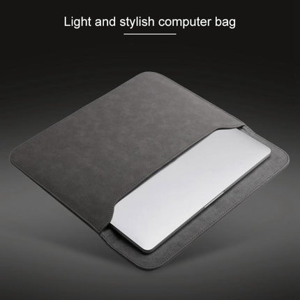 2 in 1 Horizontal Matte Leather Laptop Inner Bag + Power Bag for MacBook 12 inch A1534 (2015 - 2017), MacBook 12 inch A1534 (2015 - 2017)