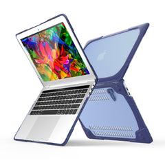 For Macbook Pro 13.3 inch (A1708) & with Touchbar (A1706) Laptop TPU + PC Folding Shockproof Protective Case with Holder, For Macbook Pro 13.3 inch with Touch Bar