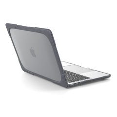 Für Macbook Pro 13,3 Zoll (A1708) und mit Touchbar (A1706) Laptop TPU + PC Klappbare stoßfeste Schutzhülle mit Halterung, für Macbook Pro 13,3 Zoll mit Touch Bar