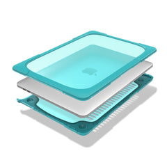 For Macbook Pro 13.3 inch (A1708) & with Touchbar (A1706) Laptop TPU + PC Folding Shockproof Protective Case with Holder, For Macbook Pro 13.3 inch with Touch Bar