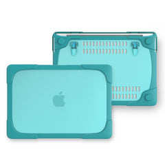 For Macbook Pro 13.3 inch (A1708) & with Touchbar (A1706) Laptop TPU + PC Folding Shockproof Protective Case with Holder, For Macbook Pro 13.3 inch with Touch Bar
