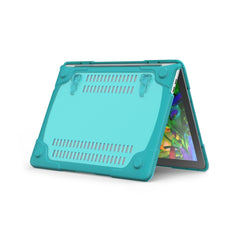For Macbook Pro 13.3 inch (A1708) & with Touchbar (A1706) Laptop TPU + PC Folding Shockproof Protective Case with Holder, For Macbook Pro 13.3 inch with Touch Bar