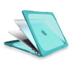 For Macbook Pro 13.3 inch (A1708) & with Touchbar (A1706) Laptop TPU + PC Folding Shockproof Protective Case with Holder, For Macbook Pro 13.3 inch with Touch Bar