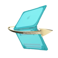 For Macbook Pro 13.3 inch (A1708) & with Touchbar (A1706) Laptop TPU + PC Folding Shockproof Protective Case with Holder, For Macbook Pro 13.3 inch with Touch Bar