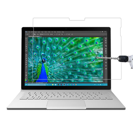 0.4mm 9H Surface Hardness Full Screen Tempered Glass Film for Microsoft Surface Book 13.5 inch