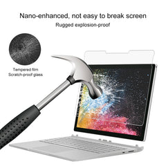 0.4mm 9H Surface Hardness Full Screen Tempered Glass Film for Microsoft Surface Book 2 15 inch