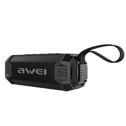 awei Y280 IPX4 Bluetooth Speaker Power Bank with Enhanced Bass, Built-in Mic, Support FM / USB / TF Card / AUX, Y280