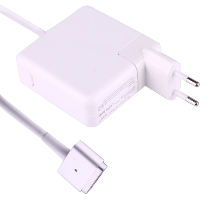 Adaptador de CA de repuesto MagSafe 2 de 5 pines, estilo T, 60 W, 16,5 V, 3,65 A, para Apple MacBook A1425/A1435/A1502, longitud: 1,8 m