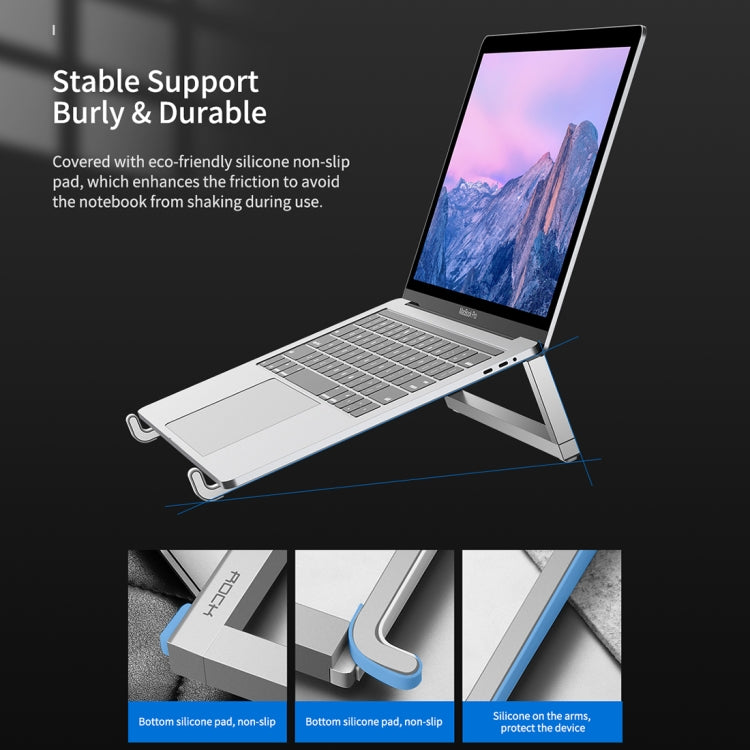 Soporte para computadora portátil con diseño plegable y ultrafino ROCK Mini